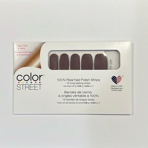 Color Street Nail Polish Strips, Upper East Side muted cream brown, unopened.